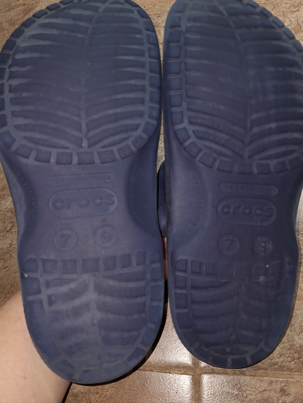 CROCS Navy, Black, Brown Casual Slip-On Shoes. 3 Pairs! - Picture 10 of 17